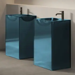 Dea Design Pedestal Basin Раковина напольная 49х45хh88см, цвет: dark blue