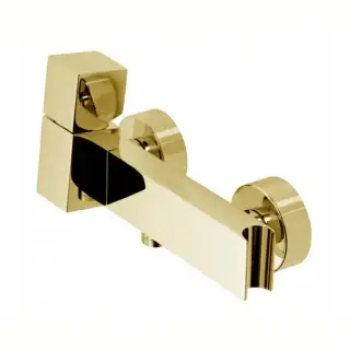 Bossini Cube Смеситель наружный для душа с выходом на 1/2”, цвет: золото