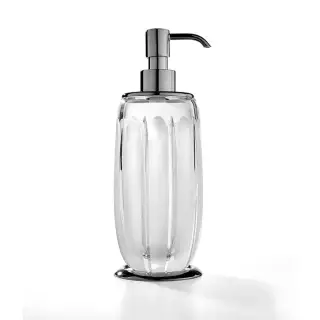 3SC Montblanc Дозатор для жидкого мыла, цвет: прозрачный хрусталь/хром