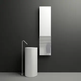 Antrax Flaps Полотенцесушитель электрический 35x171H см, 500ВТ, цвет: белый матовый