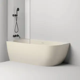 Salini Sofia Corner Left Ванна угловая 170х85х59см, Sx, с донным клапаном, &quot;Up&Down&quot;, сифон, слив-пер, материал: S-Sense, цвет: RAL1015