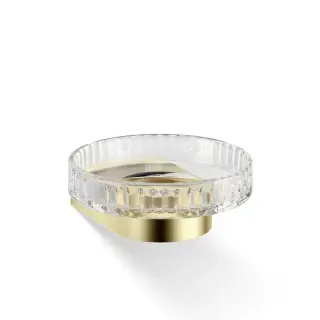 Decor Walther Century WSS Мыльница подвесная, граненое стекло, цвет: золото матовое