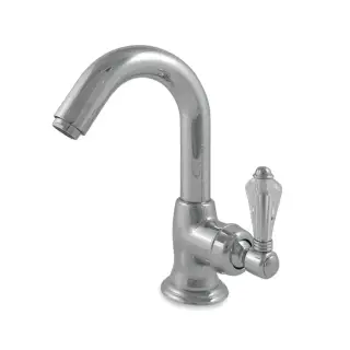 Nicolazzi Cristallo Liberty Смеситель для раковины однорычажный, с донным клапаном, цвет: хром