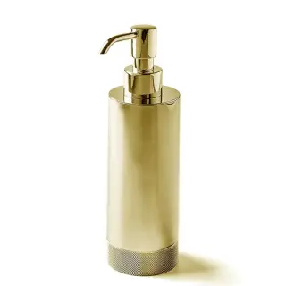 3SC Ribbon Дозатор для жидкого мыла, настольный, цвет: золото 24к. Lucido