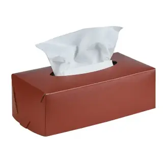 Colombo Adj Салфетница Kleenex, 23x12H7,5 см, цвет: бордо/коньяк