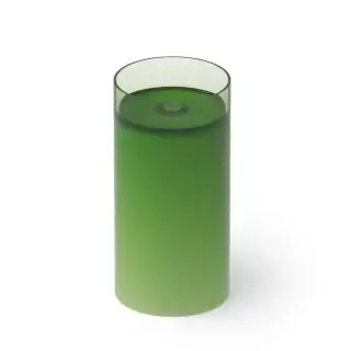 Dea Design Pedestal Basin Раковина 40х40х82см., напольная, без отв., Glasstech, прозрачная смола, цвет: Emerald R3