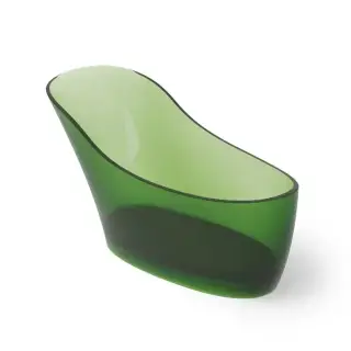 Dea Design Elegant Ванна 169x75x88см., отдельностоящая, Glasstech, прозрачная смола, цвет: Emerald R3