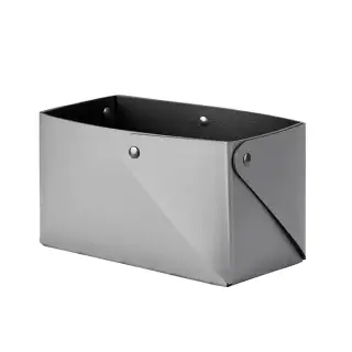 Colombo Adj Коробочка MIU, 7x14H8 см , цвет: серый/черный