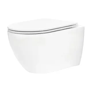 TECEspring R Комплект: Унитаз подвесной, со смывом Tornado flush, сиденье Slim с микролифт и быстрым снятием, белый глянец