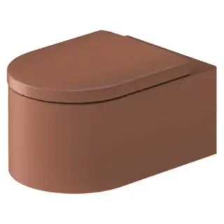 Duravit Millio Унитаз подвесной, 37х57см.,  декор &quot;Smooth&quot;, крепление в компл., цвет: матовая корица