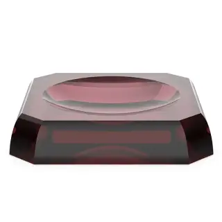 Decor Walther KR STS Kristall Мыльница, настольная, цвет: Rich Burgundy