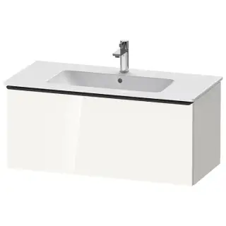 Duravit D-Neo Тумбочка подвесная 101х44x46.2см., раковина, 1 ящик, цвет: белый высокоглянцевый