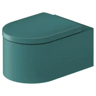 Duravit Millio Унитаз подвесной, 37х57см.,  декор &quot;Smooth&quot;, крепление в компл., цвет: аквамарин матовый