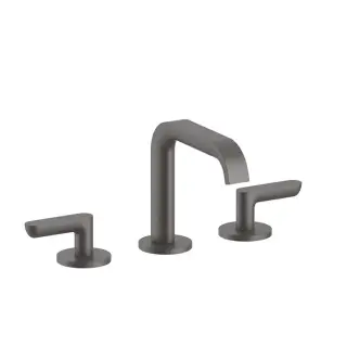 Fantini Icona Deco Смеситель для раковины, 3 отв., без донного клапана, излив: 14.5см, цвет: оружейная сталь