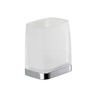 Colombo Time Стакан подвесной, цвет: хром/матовое стекло