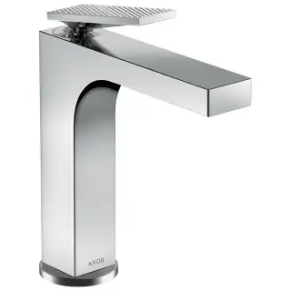 Axor Citterio Смеситель для раковины, 1 отв., излив h160мм, с текстурой, цвет: хром