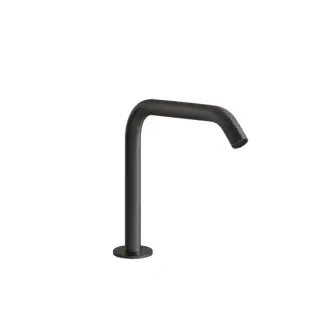 Gessi 316 Отдельно стоящий излив h=162мм, цвет: brushed black metal pvd