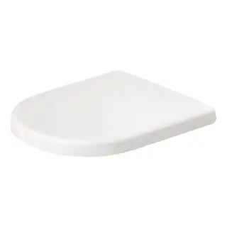 Duravit D-Code Сиденье для унитаза, петли: нержавеющая сталь, с микролифтом, цвет: белый