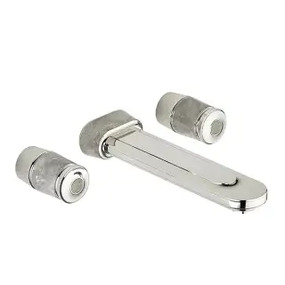 THG CORVAIR FIOR DI BOSCO Смеситель для раковины настенный, c 2 вентилями, внешняя часть, цвет: хром