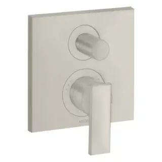 Axor Citterio Смеситель для ванны, встраиваемый, с переключателем потоков, цвет: сталь