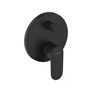 Hansgrohe Vernis Blend Смеситель для ванны, встраиваемый, внешняя часть, цвет: матовый черный