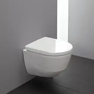 LAUFEN Pro Унитаз подвесной безободковый, укороченный 49х36х34см., цвет: белый