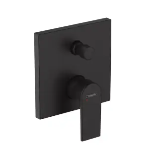 Hansgrohe Vernis Shape Смеситель для ванны, встраиваемый, внешняя часть, цвет: матовый черный