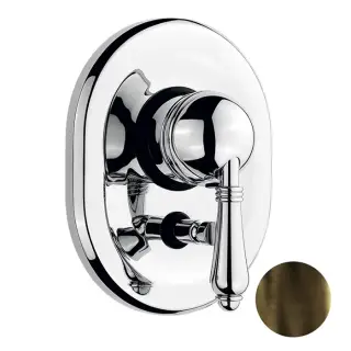 Nicolazzi El Capitan Встраиваемый смеситель для душа с переключением, 2 источника, цвет: тёмная бронза