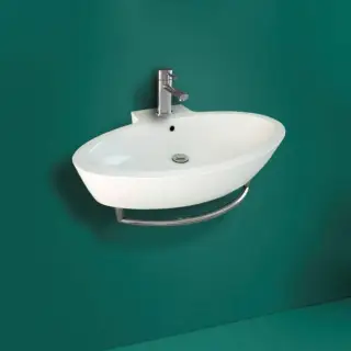 Simas Lft Spazio Раковина 73 см, 1 отв., цвет: белый