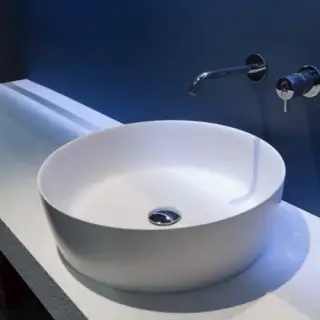 Antonio Lupi Catino Раковина 50х50х15 см,  без отв., накладная, цвет: белый