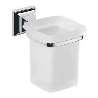 Colombo Portofino Стакан подвесной, цвет: хром/матовое стекло