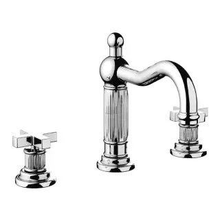 Nicolazzi Pantheon Смеситель для раковины, на 3 отв., с донным клапаном,цвет: хром