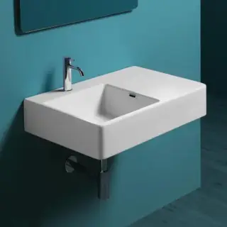 QU75Sx1 bi SIMAS Top e lavabi d'arredo Раковина 75х45 см, 1 отв., цвет: белый