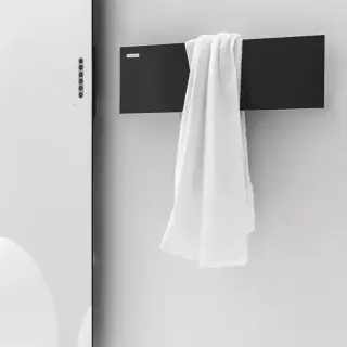 Antrax Tavoletta Полотенцедержатель электрический 60x18H см, цвет: черный матовый