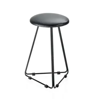 Decor Walther DW 71 Табурет 39.5x39.5x53см, напольный, цвет: черный