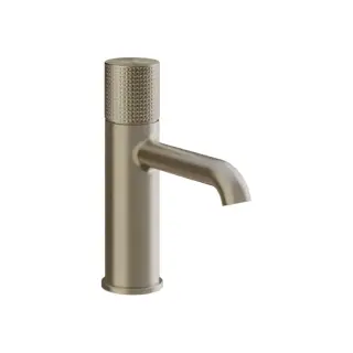 Gessi Habito Смеситель для раковины, 1 отв., с донным клапаном, цвет: Finox Brushed Nickel