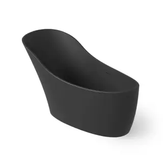 Dea Design Elegant Ванна 169x75x88см., отдельностоящая, Solid Surface, цвет: Black №16