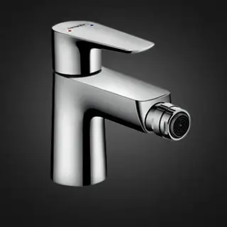Hansgrohe Talis E Смеситель для биде, однорычажный, со сливным клапаном push-open, цвет: хром