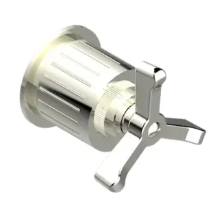 THG Hamptons Запорный вентиль, встраиваемый в стену, внешняя часть, цвет: Polished nickel