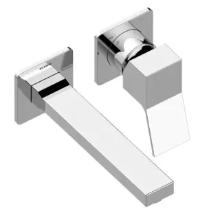 Bossini Aki Line Наружная часть cмеситель монорычажного AKI с изливом 18,5 см , без донного клапана.. цвет: хром