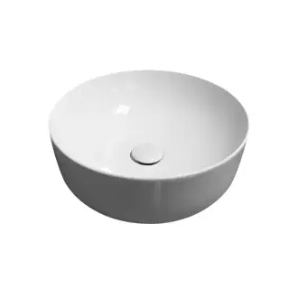 Kerasan Nolita Раковина чаша круглая 35хh35см., без отв., цвет: белый глянцевый