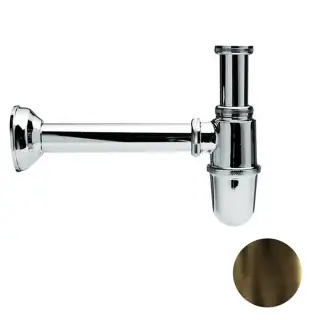 Nicolazzi Complementi Сифон 1”1/4 без донного клапана для раковины, цвет: тёмная бронза