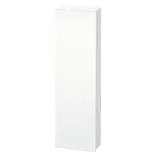 Duravit DuraStyle Шкаф 40х24х140см., подвесной, левый, 1 дверь, 4 стеклянные полки, цвет: белый матовый