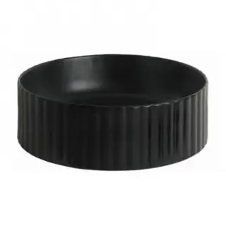 Artceram Millerighe Раковина 44.5х14.5 см, без отв., накладная, без перелива, цвет: черный матовый