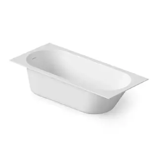 Dea Design Ease Ванна 180х80хh58см., встраиваемая, цвет: белый