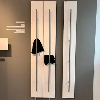 Antrax Teso Полотенцесушитель TESO 25x170Hсм электрический, рейлинг хром, цвет: белый матовый