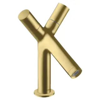 Axor Starck Cмеситель для раковины 80, на 1 отв., с донным клапаном, цвет: шлифованная медь