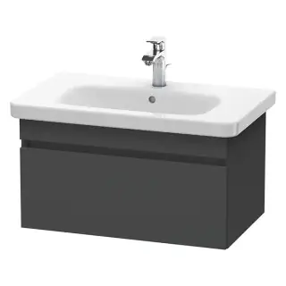 Duravit DuraStyle Тумба с раковиной 73х44.8х39.8см., подвесная, 1 ящик, цвет: Графит матовый
