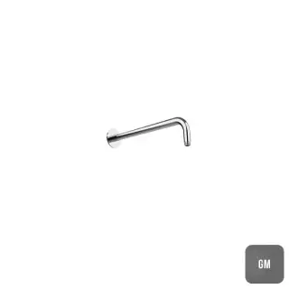 Almar Кронштейн для душа 35см., настенный, с круглым отражателем, цвет: Gun Metal Brushed PVD