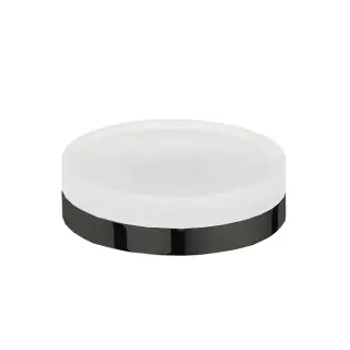 Colombo Nordic Мыльница настольная, цвет: PVD графит матовый/матовое стекло